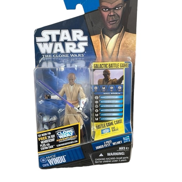 Star Wars Clone Wars Mace Windu CW20 Sealed. Damaged Box!! - Picture 1 of 6